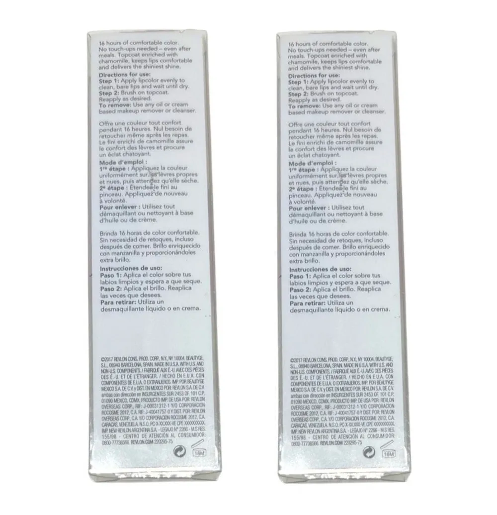 Pack of 2 Revlon ColorStay Overtime Lipcolor, Cherry Time 580