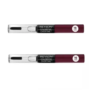 Pack of 2 Revlon ColorStay Overtime Lipcolor, Limitless Black Cherry 500