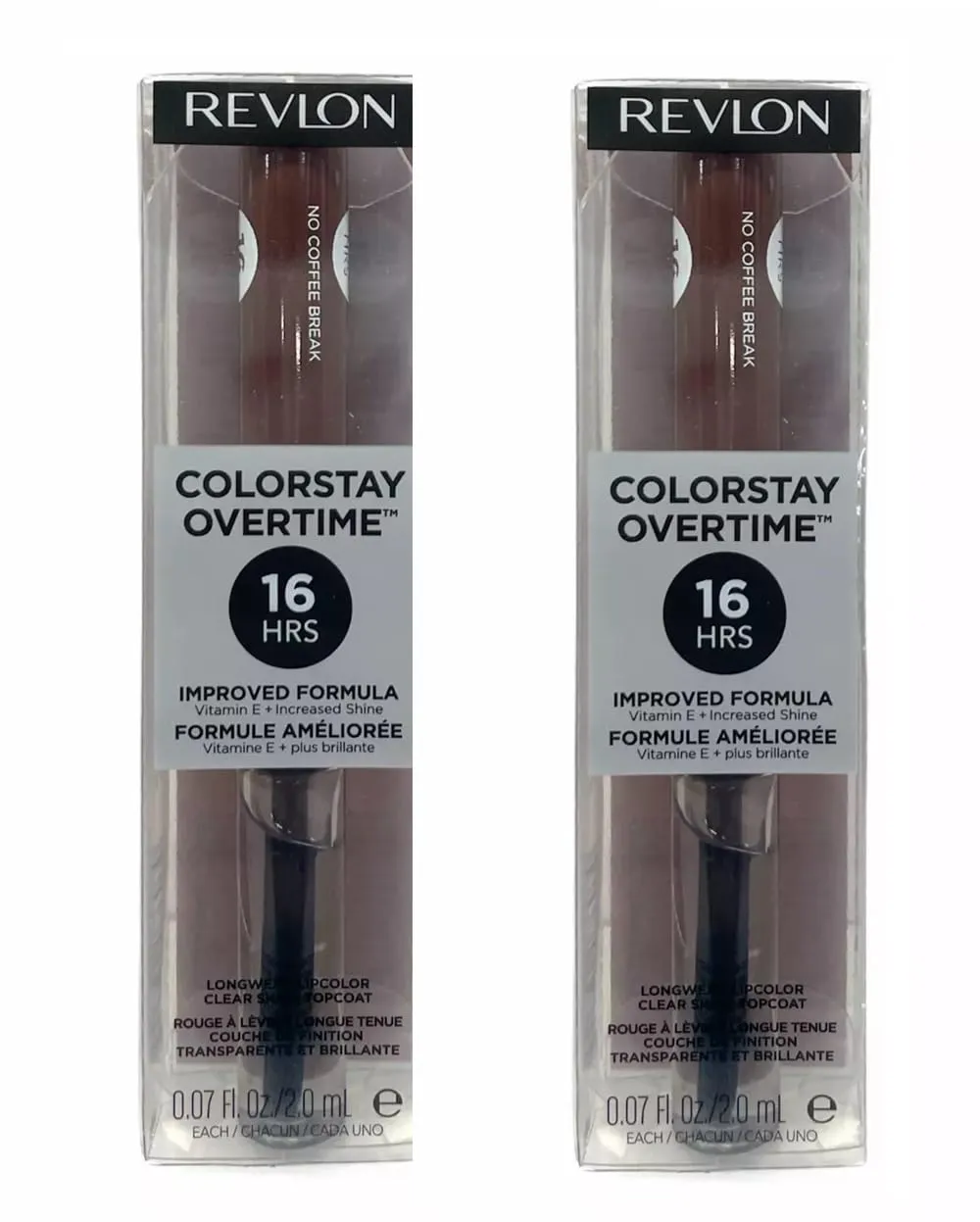 Pack of 2 Revlon ColorStay Overtime Lipcolor, No Coffee Break 570