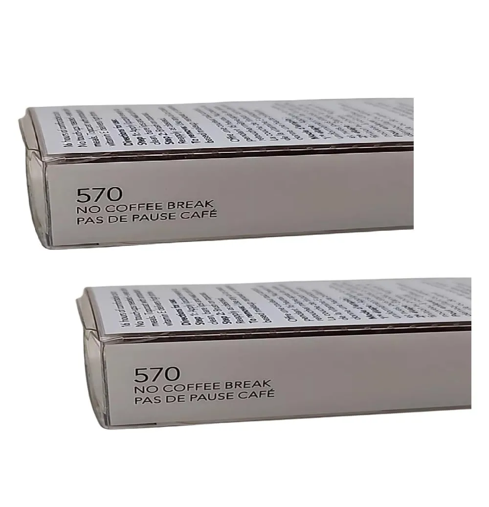 Pack of 2 Revlon ColorStay Overtime Lipcolor, No Coffee Break 570