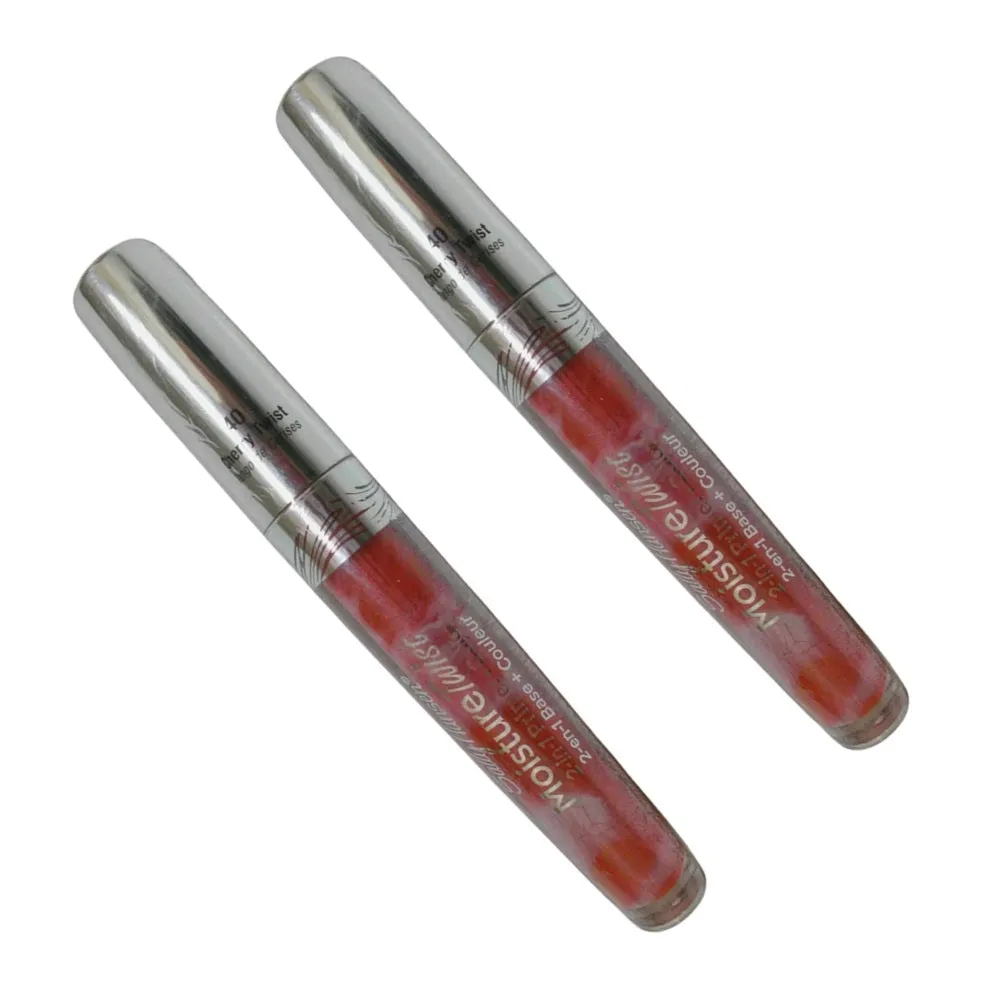 Pack of 2 Sally Hansen Moisture Twist 2-in-1 Primer   Color, Cherry Twist 40