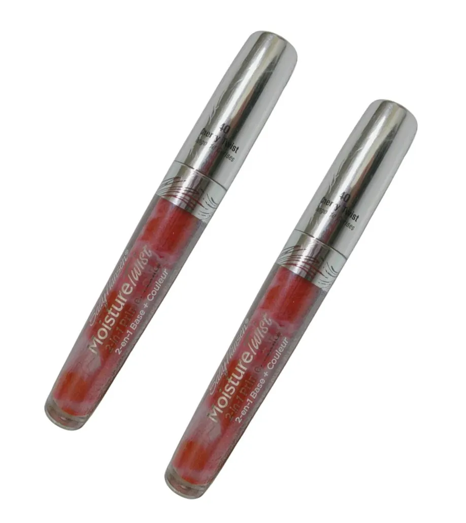 Pack of 2 Sally Hansen Moisture Twist 2-in-1 Primer   Color, Cherry Twist 40
