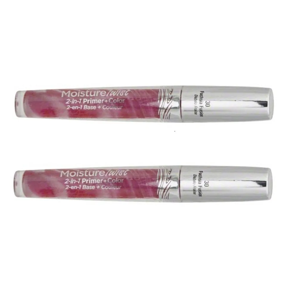 Pack of 2 Sally Hansen Moisture Twist 2-in-1 Primer   Color, Fuchsia Fusion 30