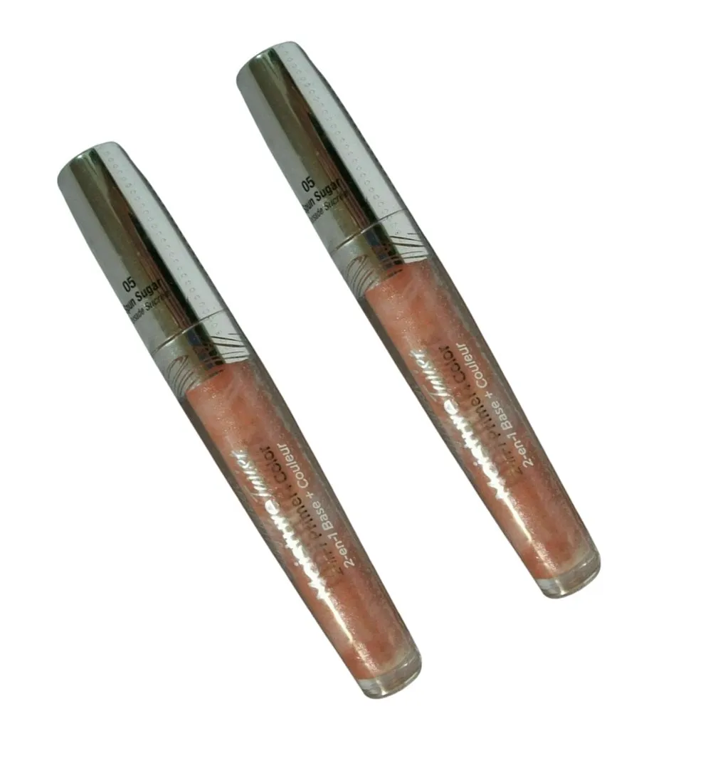 Pack of 2 Sally Hansen Moisture Twist 2-in-1 Primer   Color, Spun Sugar 05