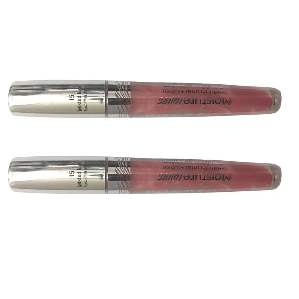 Pack of 2 Sally Hansen Moisture Twist 2-in-1 Primer   Color, Twisted Nude 15