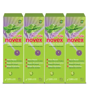 Pack of 4 - Super Aloe Vera Recharge Tube Leave In (80g) Bundle