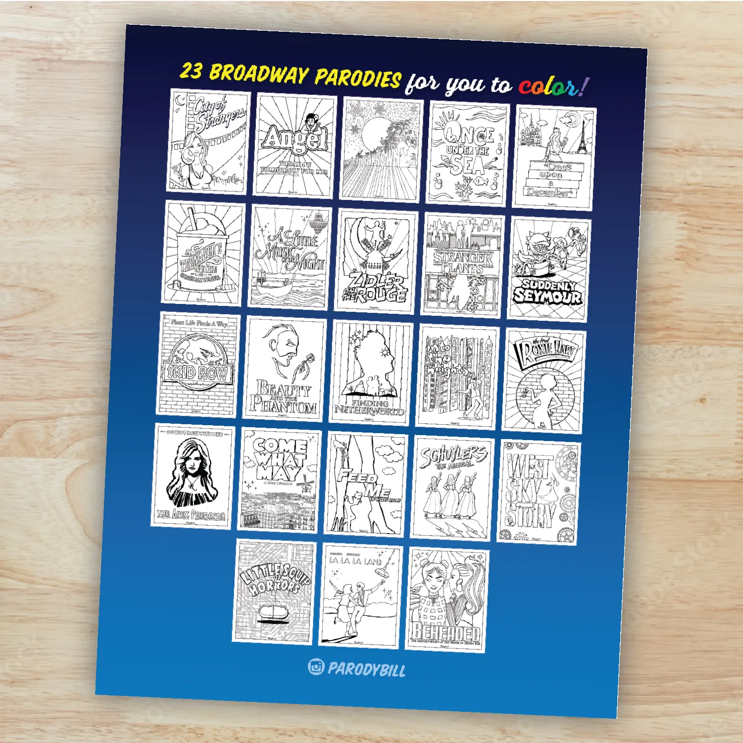 Parodybill Coloring Book