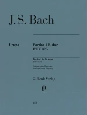 Partita No. 1 in B-Flat Major, BWV 825 (Without Fingerings)