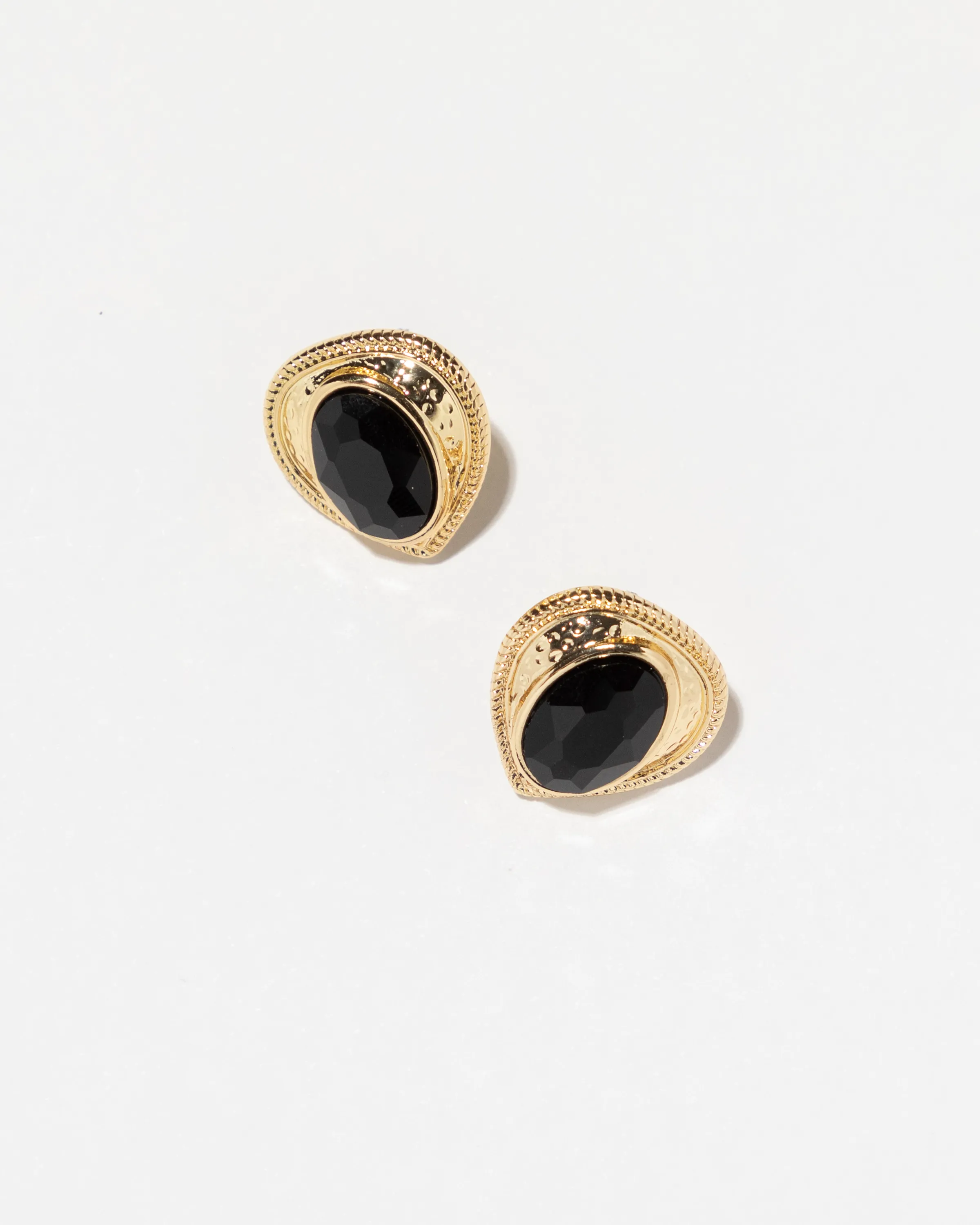 Pear Gemstone Stud Earrings