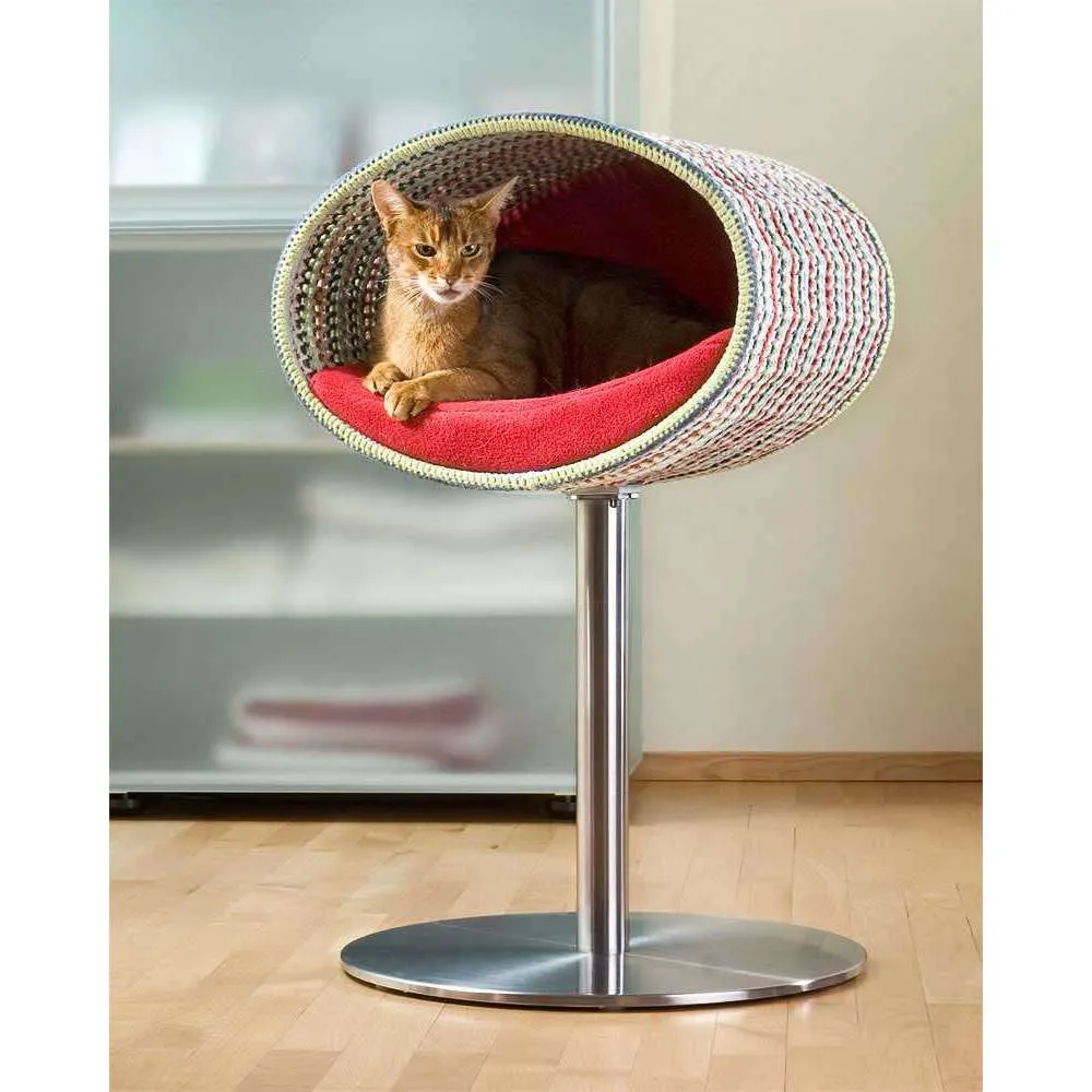 Pet Interiors Rondo Crochet Cat Bed Stand