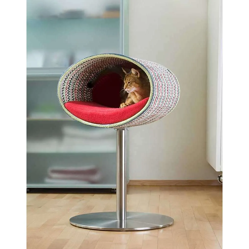 Pet Interiors Rondo Crochet Cat Bed Stand