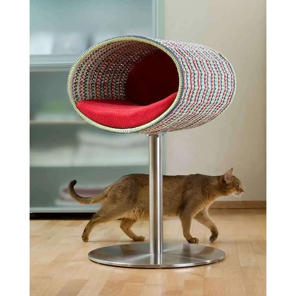 Pet Interiors Rondo Crochet Cat Bed Stand