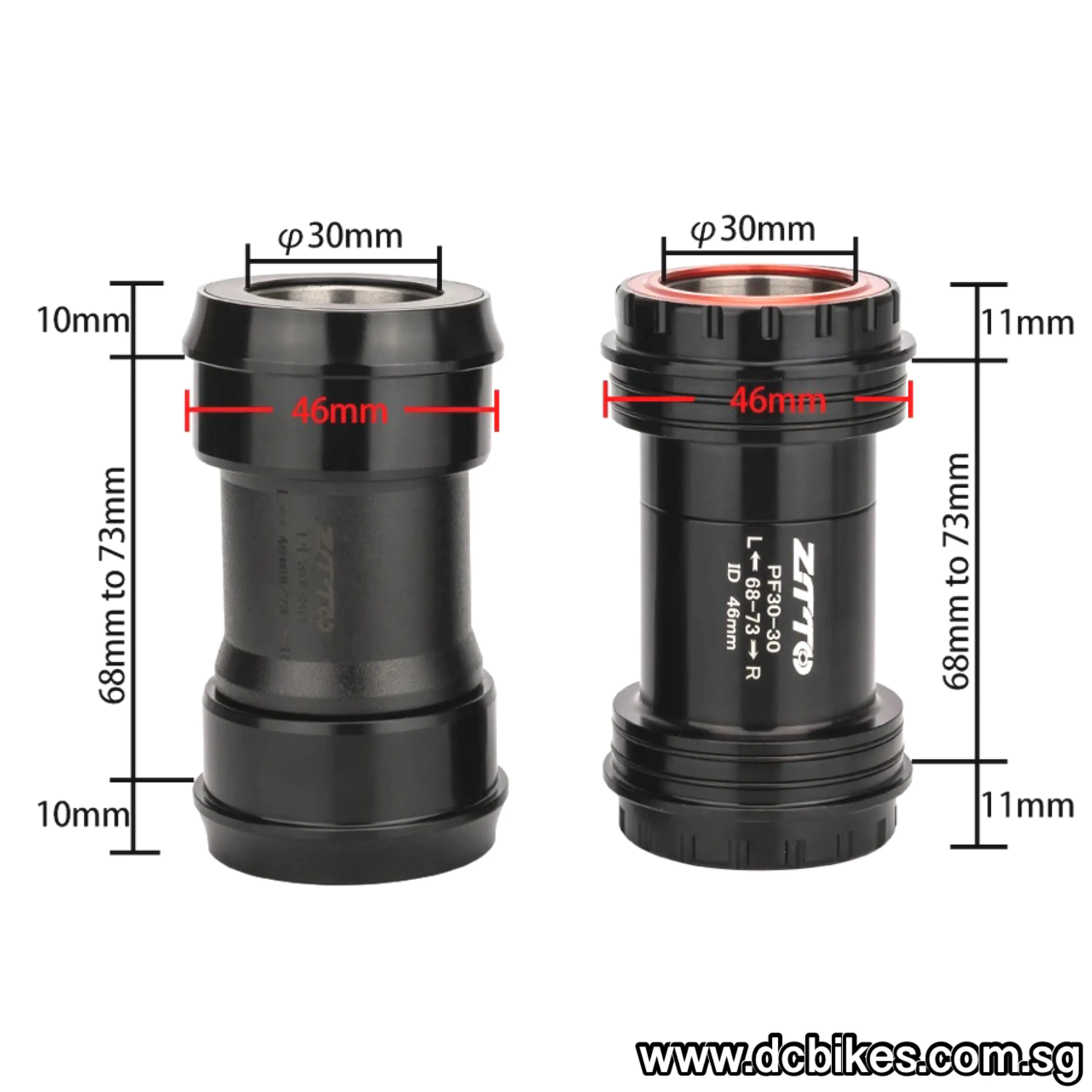 PF30 Press Fit | Thread Lock Bottom Brackets BB For 30mm Crank