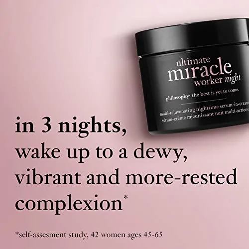 philosophy ultimate miracle worker - night moisturizer, 2 oz
