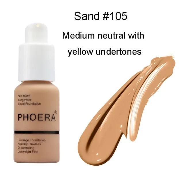 Phoera™ Foundation Absolute Matte Lipstick 2-in-1 Bundle (60% OFF)
