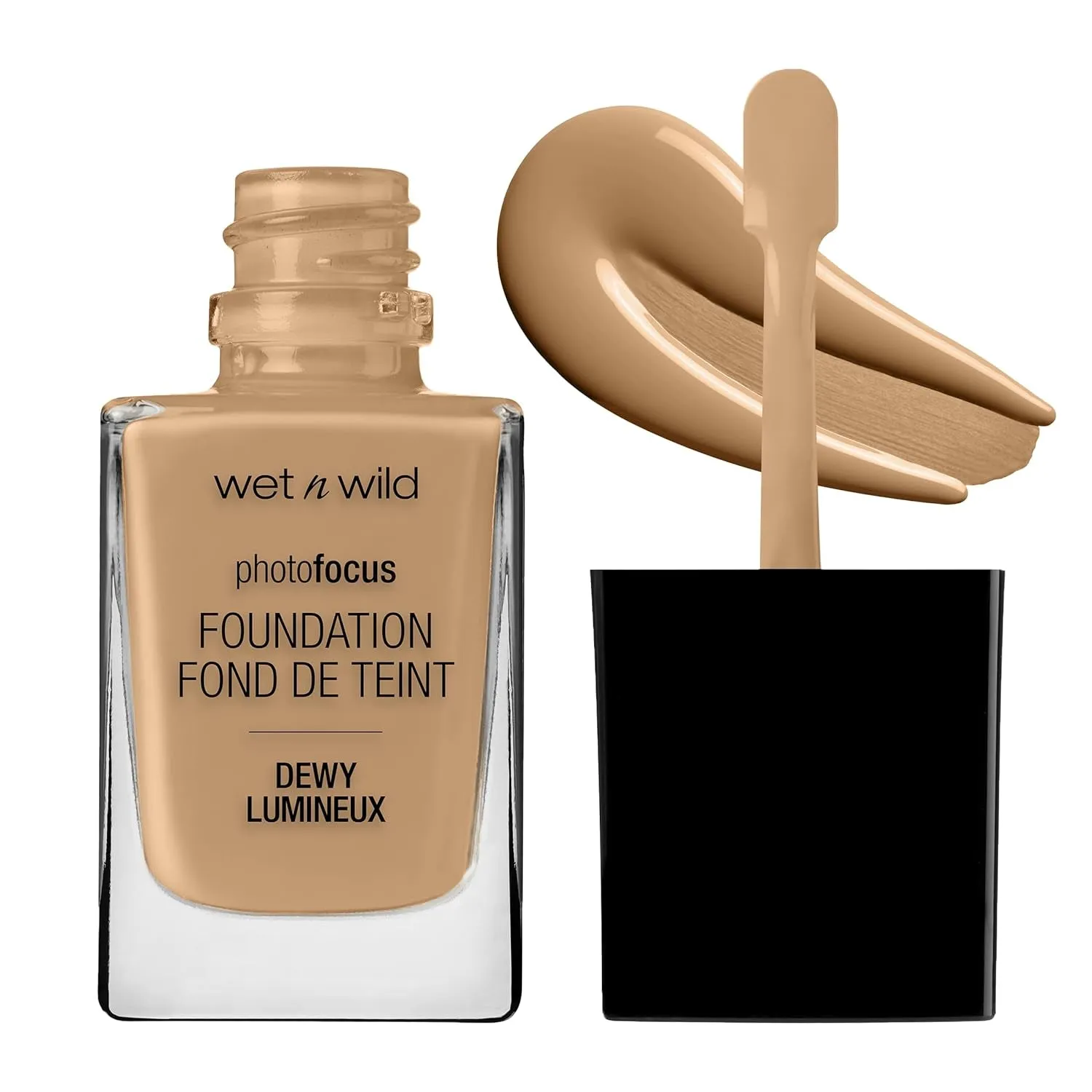 Photo Focus Dewy Liquid Foundation Makeup, Soft Beige (Packaging May Vary)