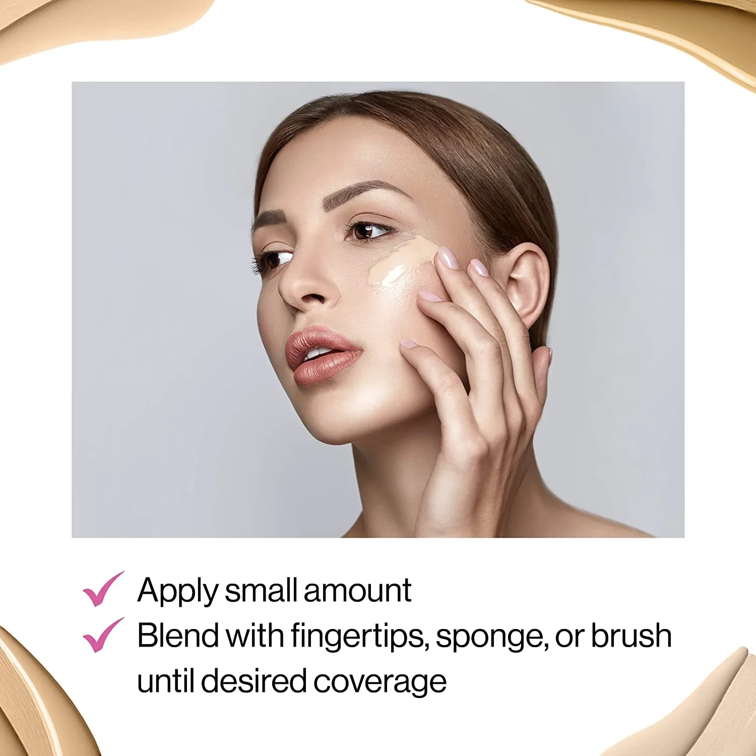 Photo Focus Dewy Liquid Foundation Makeup, Soft Beige (Packaging May Vary)