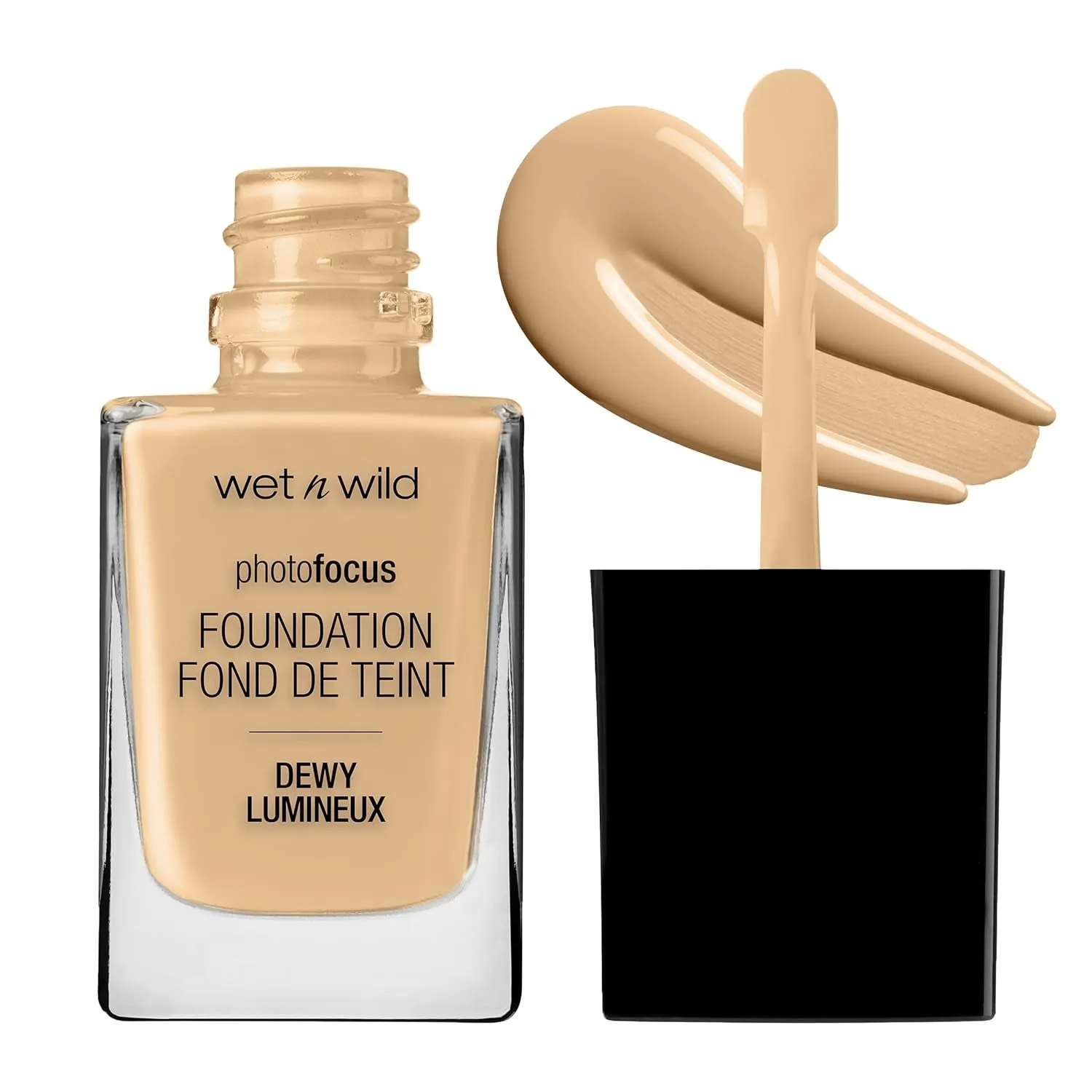 Photo Focus Dewy Liquid Foundation Makeup, Soft Beige (Packaging May Vary)