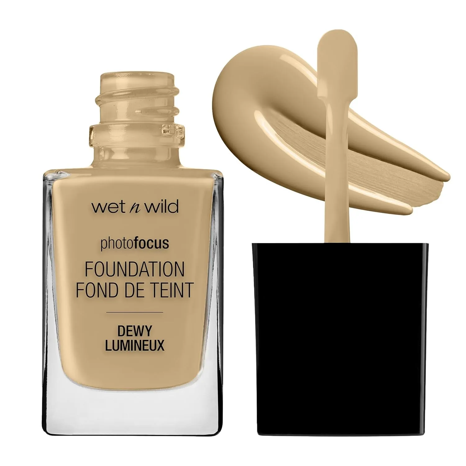 Photo Focus Dewy Liquid Foundation Makeup, Soft Beige (Packaging May Vary)