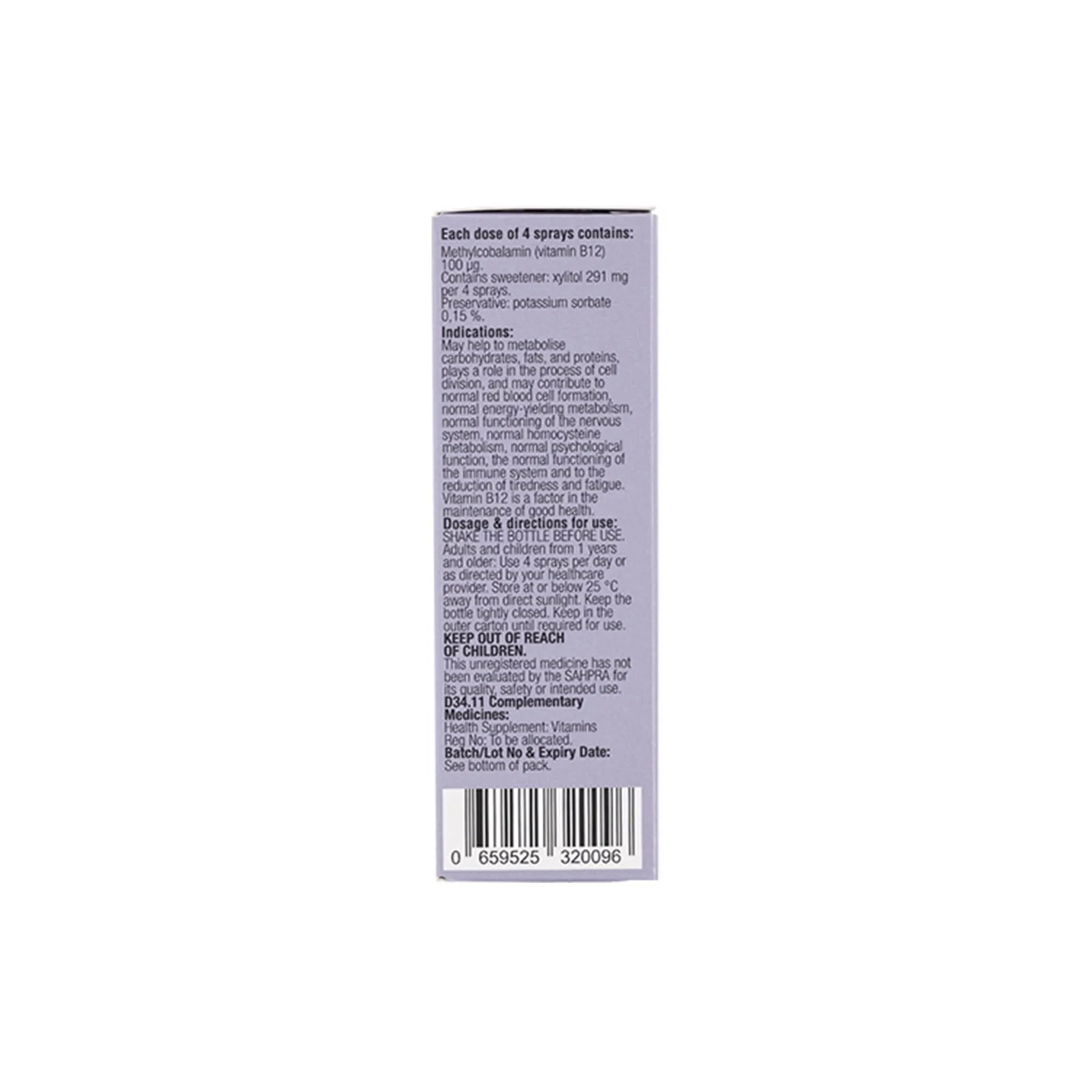Phytoceutics Phytomist B12 Oral Spray