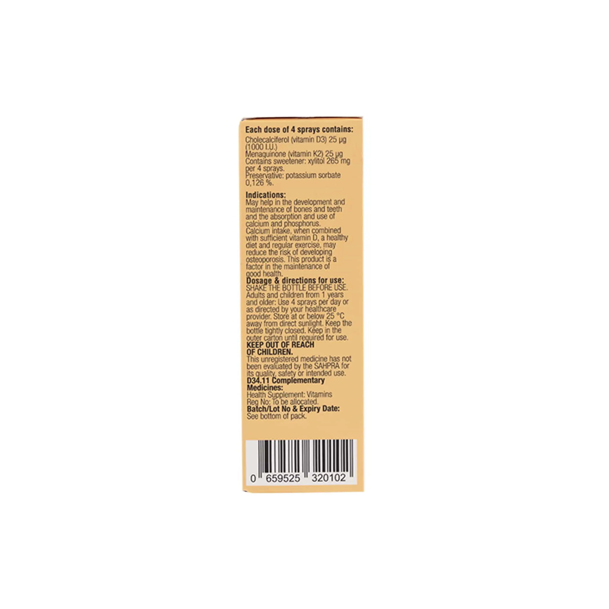Phytoceutics Phytomist Vitamin D3 & K2 Oral Spray