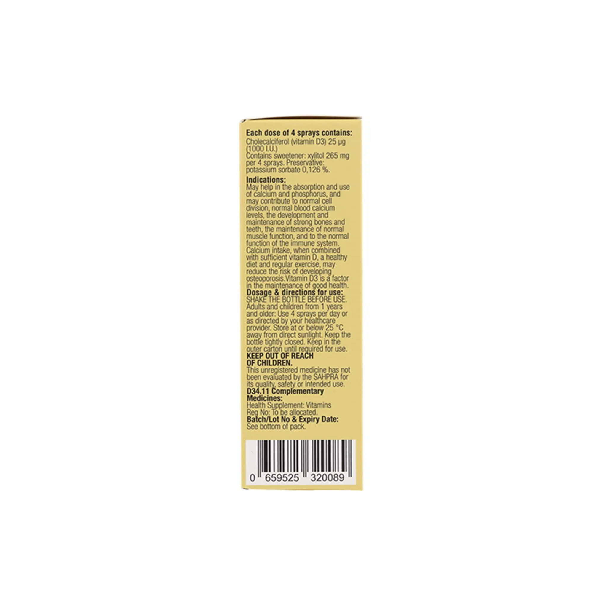Phytoceutics Phytomist Vitamin D3 Oral Spray