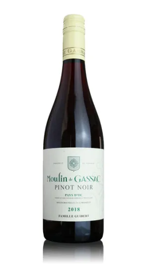 Pinot Noir Moulin de Gassac , Famille Guibert, Haute Valleé du Gassac 2023