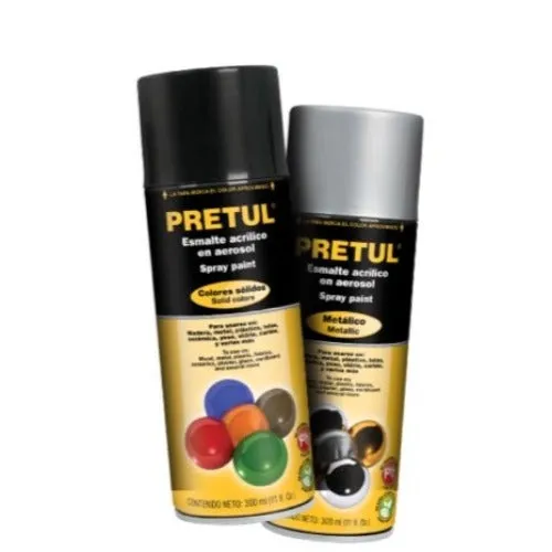 Pintura Aerosol Metálica Cromo Pretul ( 27177 )