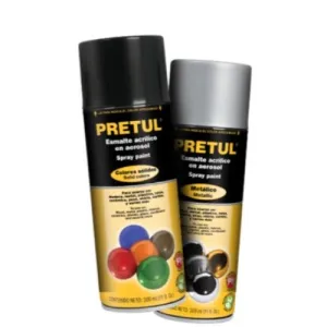 Pintura En Aerosol Blanco Mate Pretul ( 27175 )
