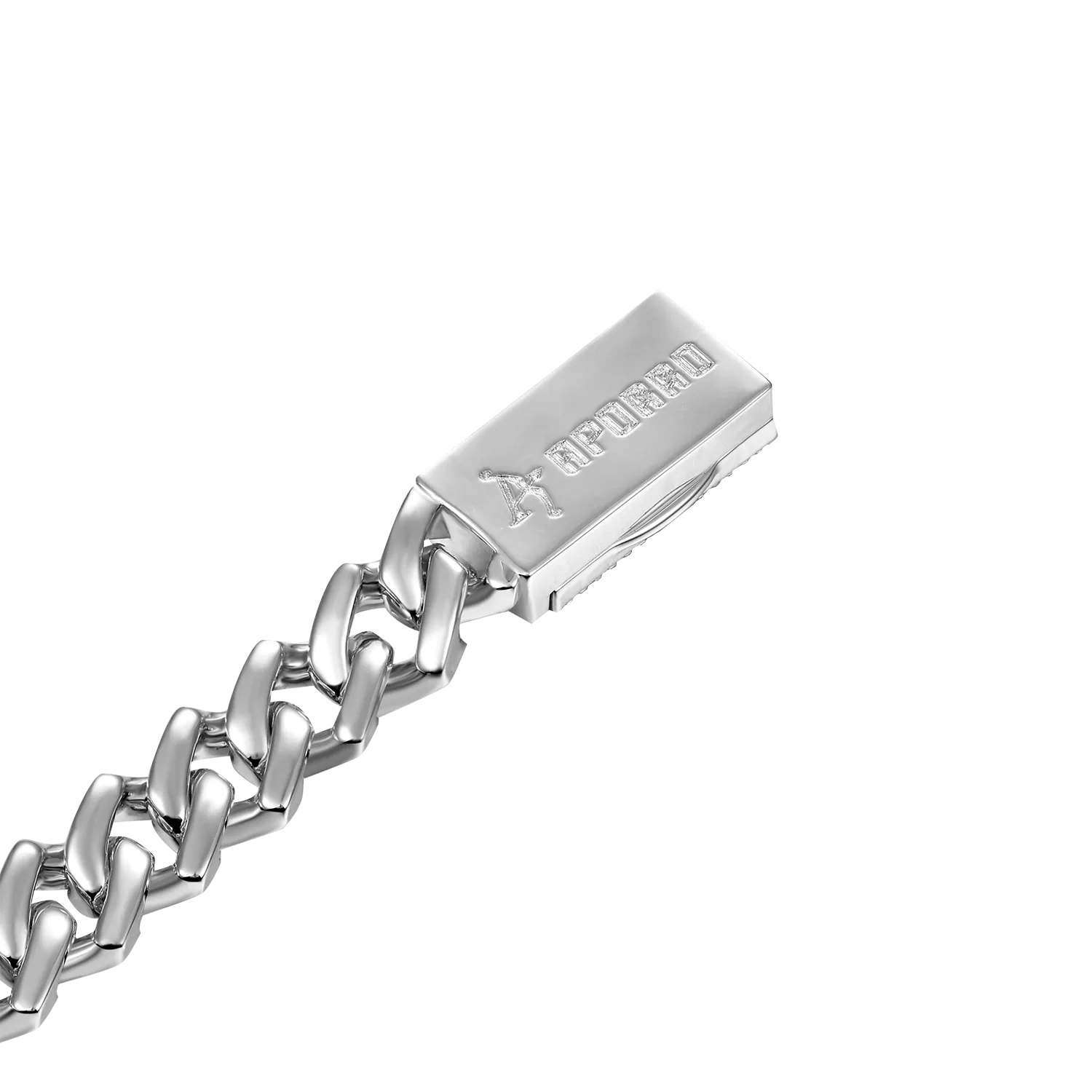 Plain Gold Prong Cuban Link Chain