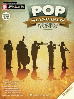 POP STANDARDS JAZZ PLAY ALONG BK/CD V172
