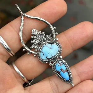 PRE-ORDER FOR AMY- Lavender Turquoise Juniper Pendant