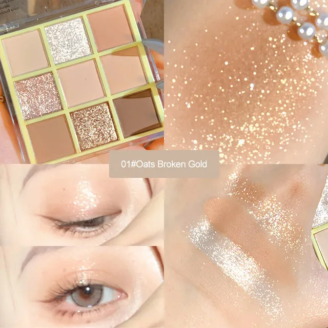 Pressed Powder Eyeshadow 9 different shades.