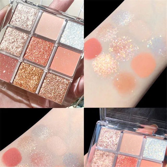 Pressed Powder Eyeshadow 9 different shades.