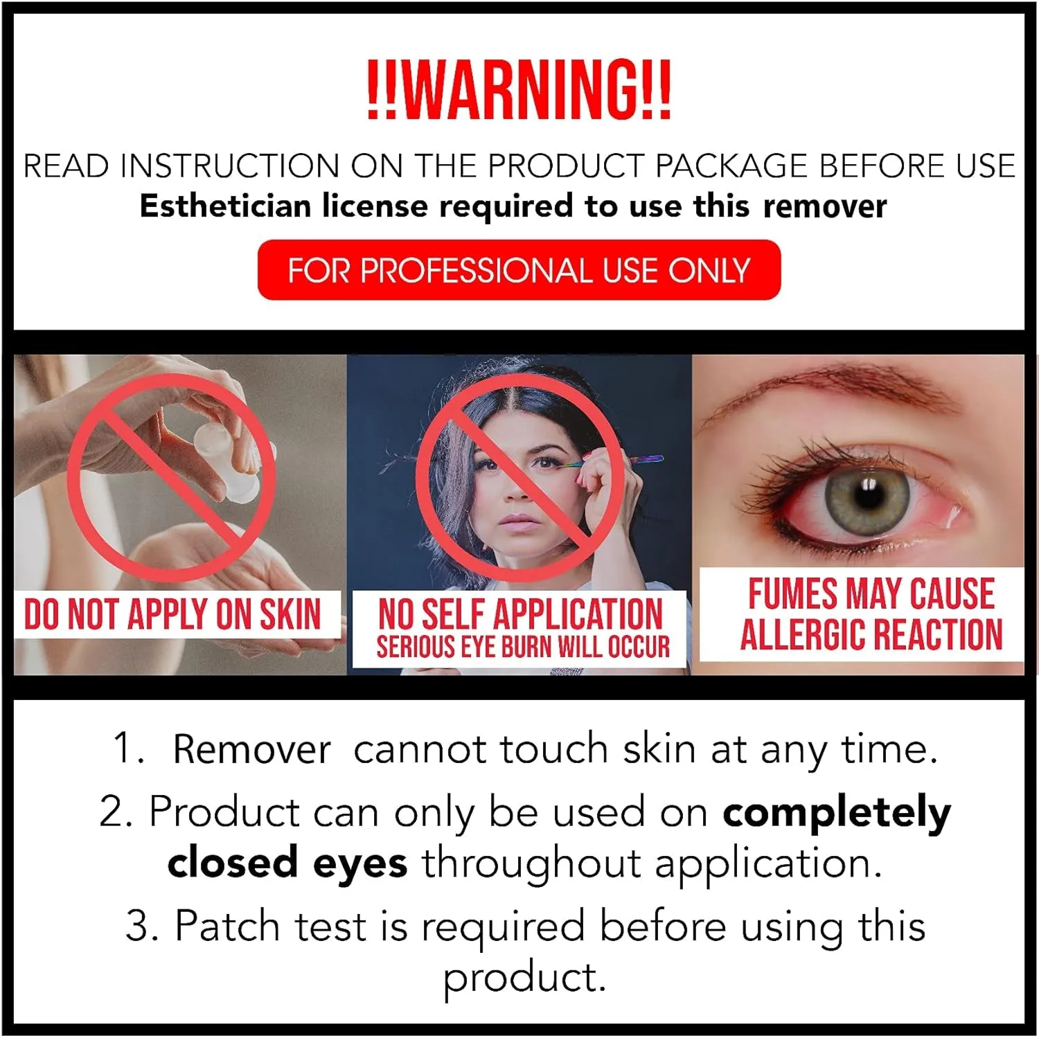 Pro Gentle Eyelash Extension Cream Remover 15G 0.51Fl. Oz | Removes Lash Extension Glue Effectively| Low Irritation for Sensitive Skin | Essential Lash Extensions Supplies (Lavender)