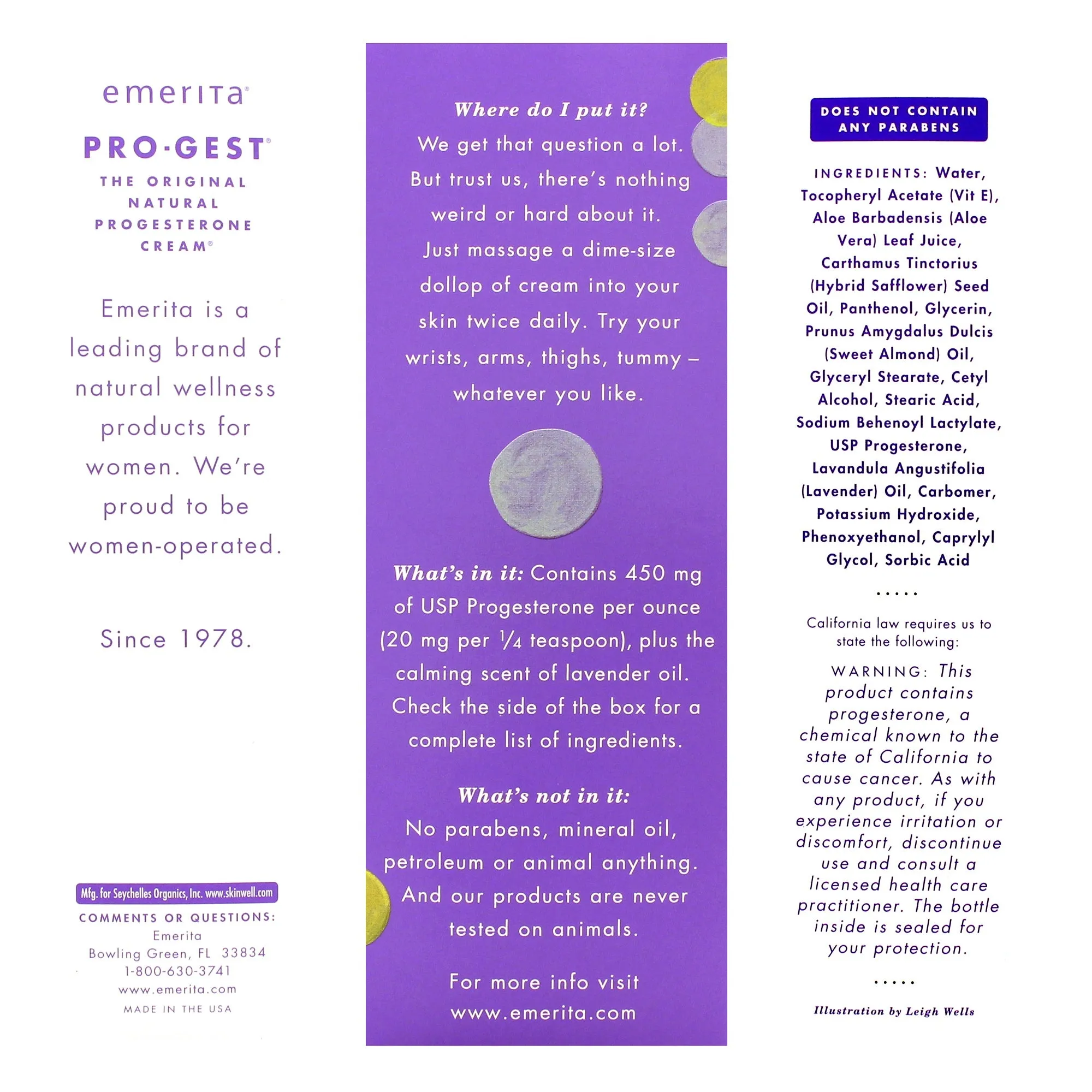 Pro-Gest paraben free Lavender