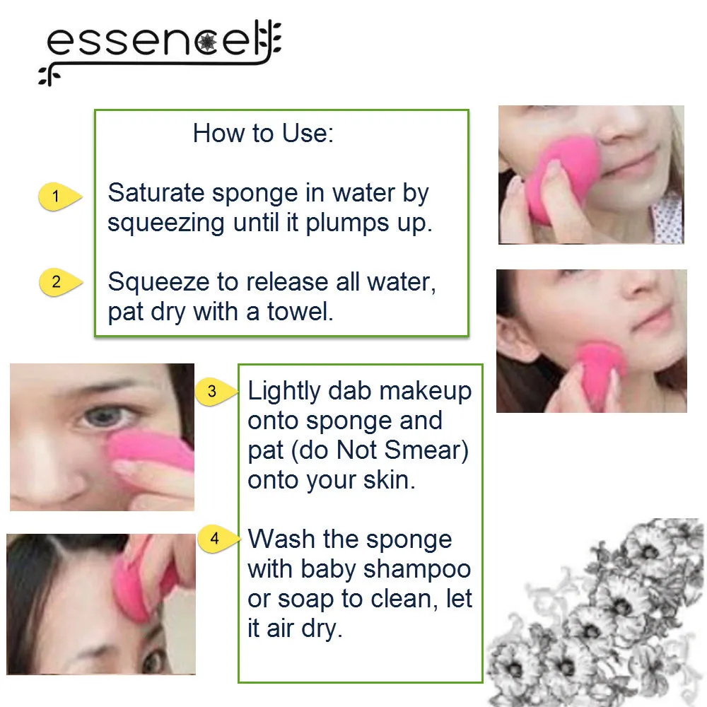 Pro Makeup Blender Sponges 2pc Pack