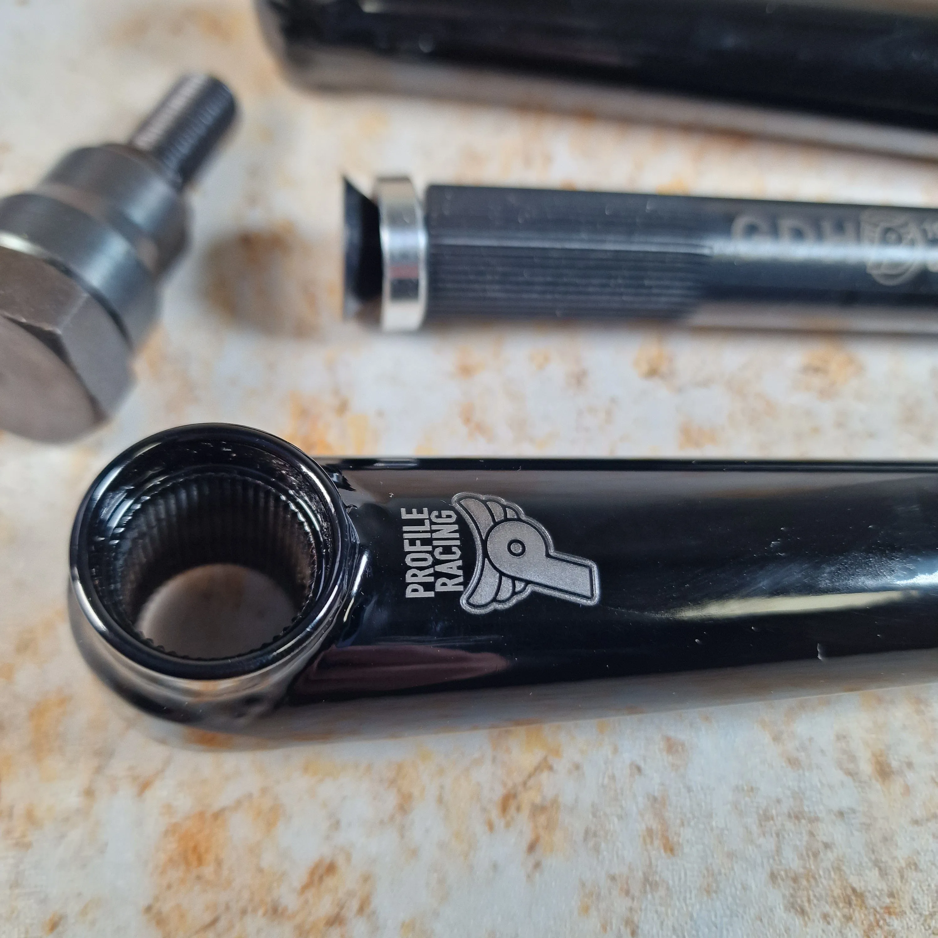 Profile Racing Cranks Bossless Black