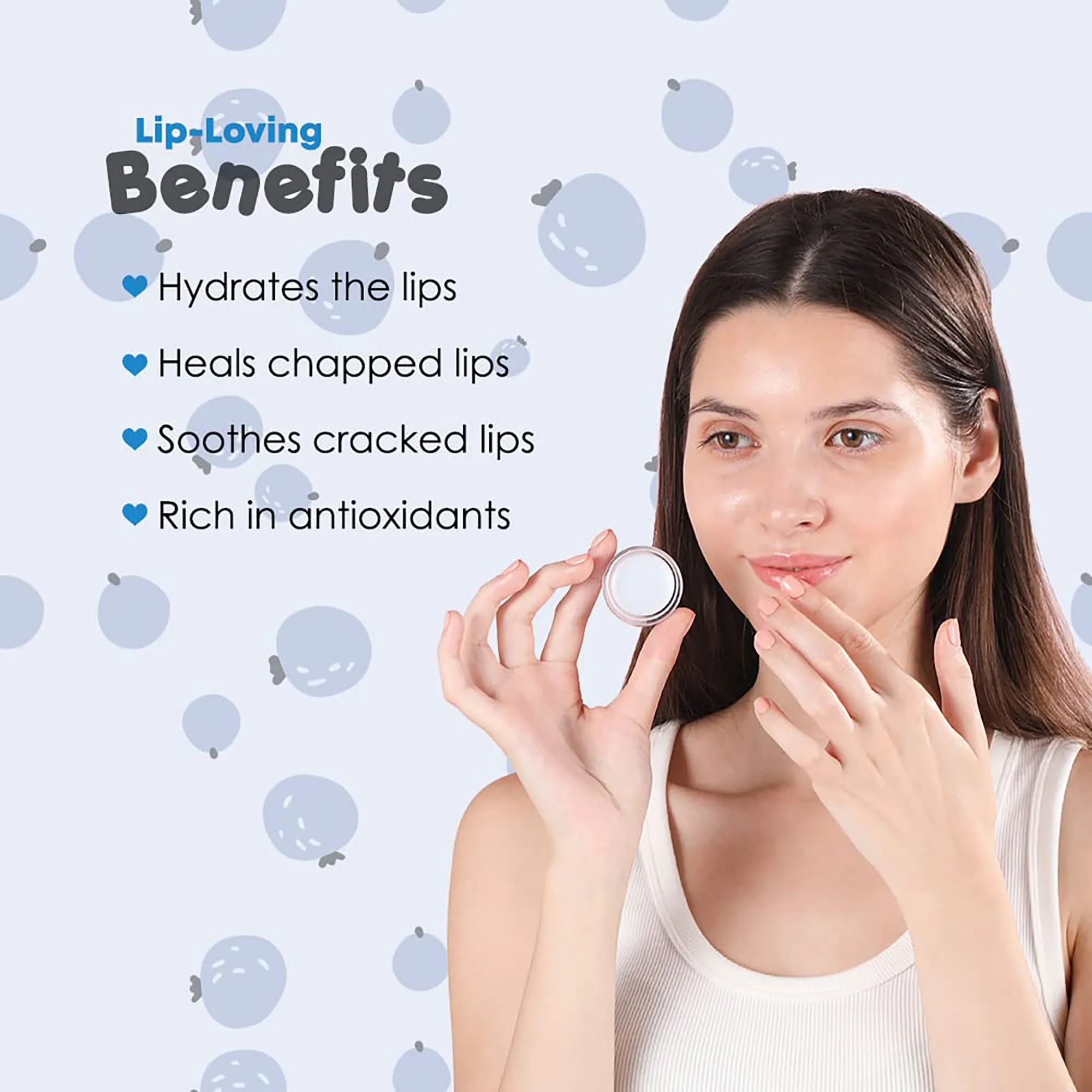 Prolixr Blueberry & Grapeseed oil Lip Balm - 8gm | Lip Balm For Dry And Chapped Lips | Lip Balm For Men & Women | Lip Balm For Pigmented Lips | Lip Care