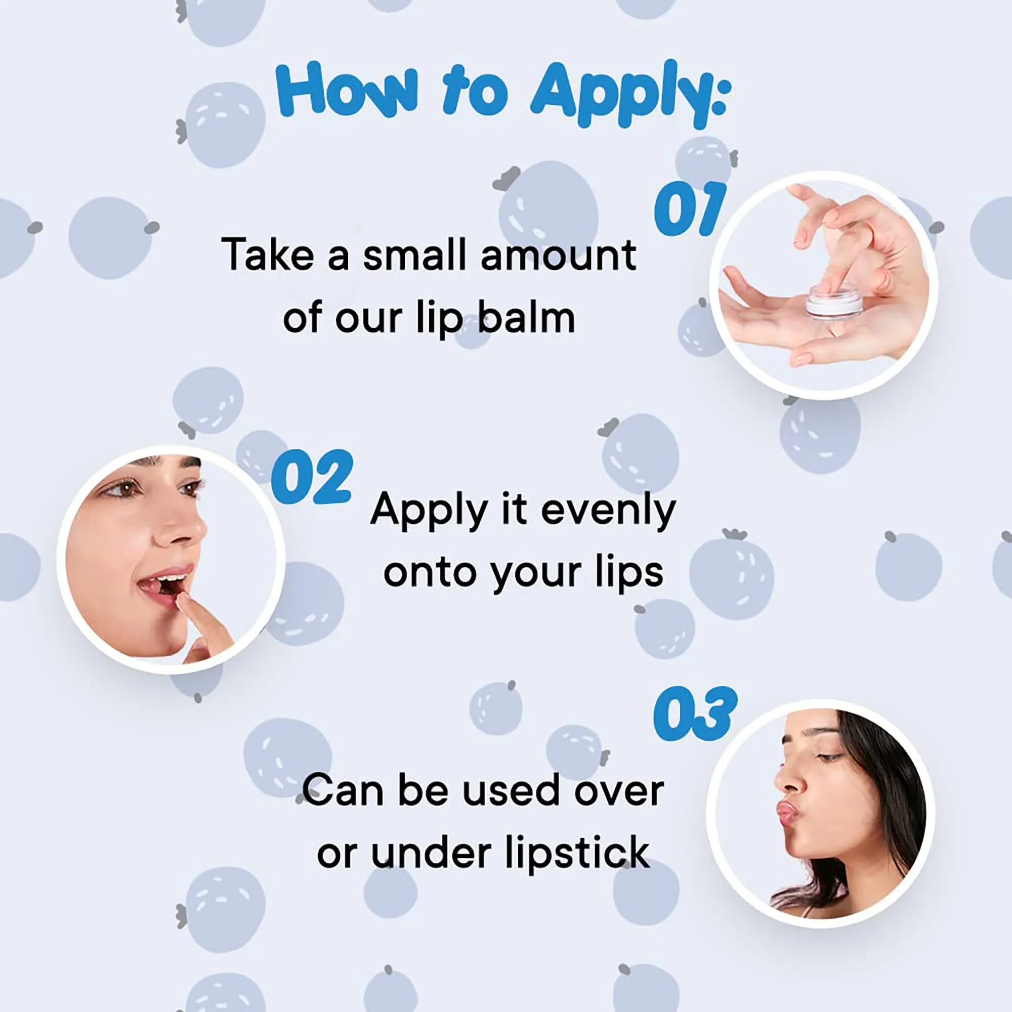 Prolixr Blueberry & Grapeseed oil Lip Balm - 8gm | Lip Balm For Dry And Chapped Lips | Lip Balm For Men & Women | Lip Balm For Pigmented Lips | Lip Care