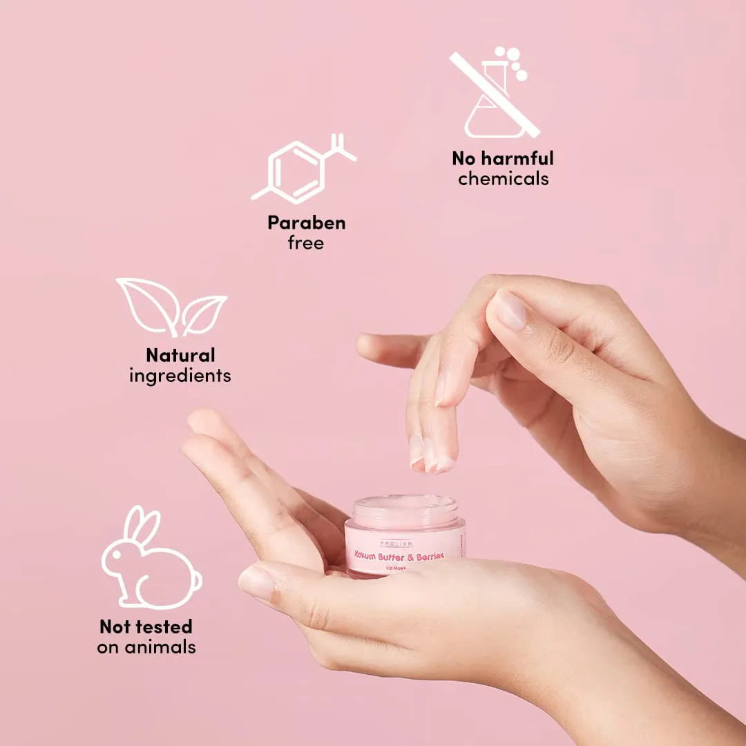 Prolixr Lip Balm Duo: Cocoa powder Caffeine   Mango butter Orange Oil | Dry, Chapped & Dark Lips | Long Lasting Hydration | Natural Pink Tint | Antioxidant-Rich Formula | All Skin Types - 8g each