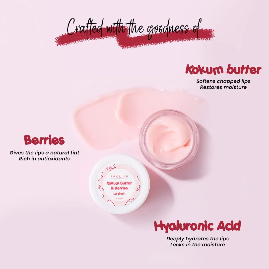 Prolixr Lip Balm Duo: Cocoa powder Caffeine   Mango butter Orange Oil | Dry, Chapped & Dark Lips | Long Lasting Hydration | Natural Pink Tint | Antioxidant-Rich Formula | All Skin Types - 8g each