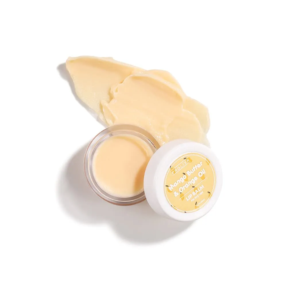 Prolixr Mango Butter & Orange Oil Lip Balm | Lip Balm For Dark Lips To Lighten | Lip Balm For Women, Men & Kids | Dark Lips Remover - Lip care | Lip Mask For Dark Lips & Dry Lips - 8gm