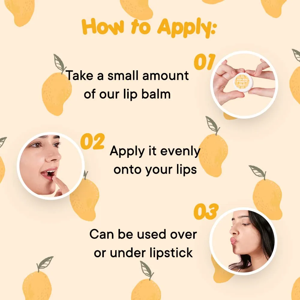Prolixr Mango Butter & Orange Oil Lip Balm | Lip Balm For Dark Lips To Lighten | Lip Balm For Women, Men & Kids | Dark Lips Remover - Lip care | Lip Mask For Dark Lips & Dry Lips - 8gm
