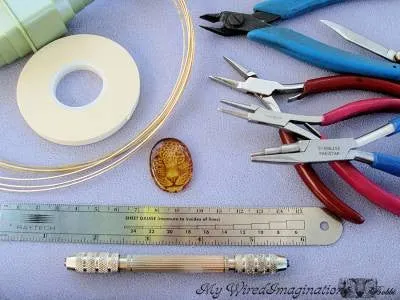 Prong Pendant Tutorial, Wire Wrap Jewelry Tutorial, No Soldering