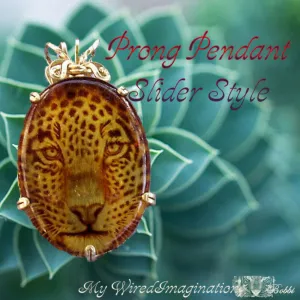 Prong Pendant Tutorial, Wire Wrap Jewelry Tutorial, No Soldering