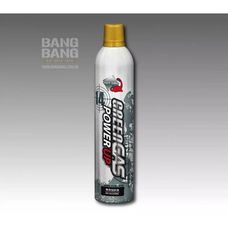 Puff Dino Green Gas - 14kg / No Silicone