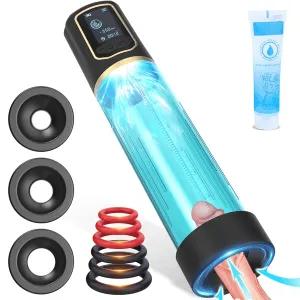 Pumped Premium Rechargeable Automatic LCD Penis Pump