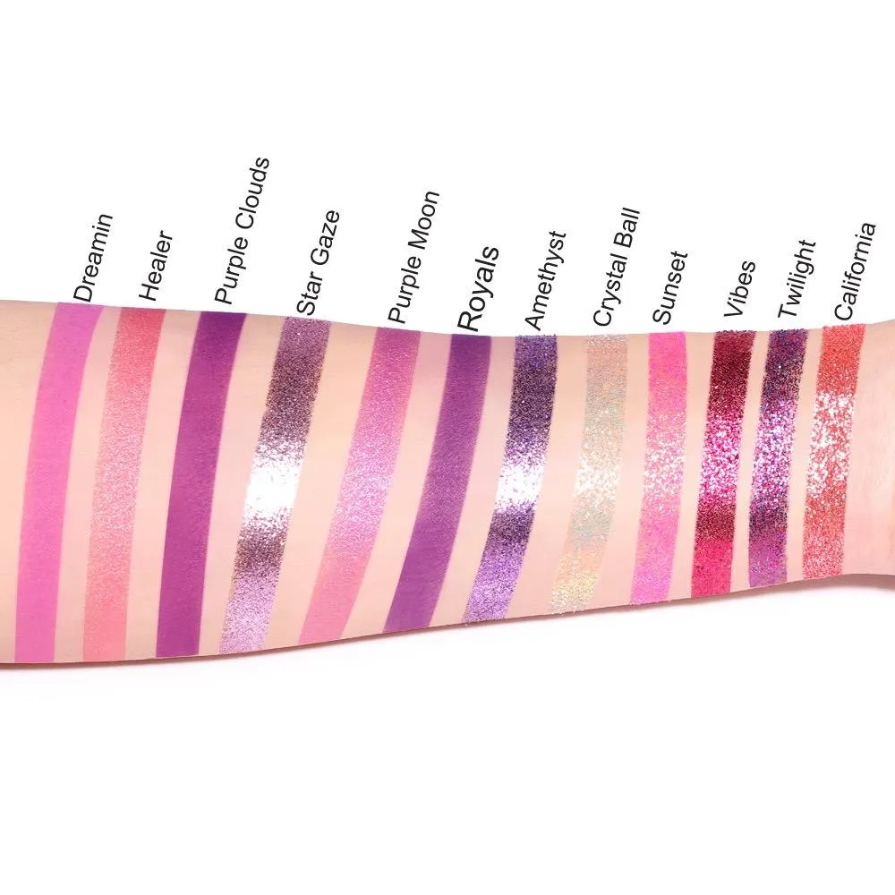 Purple Pink 12 Colors Eyeshadow Palette