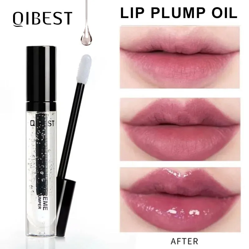 QIBEST Moisture Lip Balm Natural Moisturizing Lip Gloss Anti Aging Cosmetics Makeup Lip Care Nourishing Transparent Lip Balm